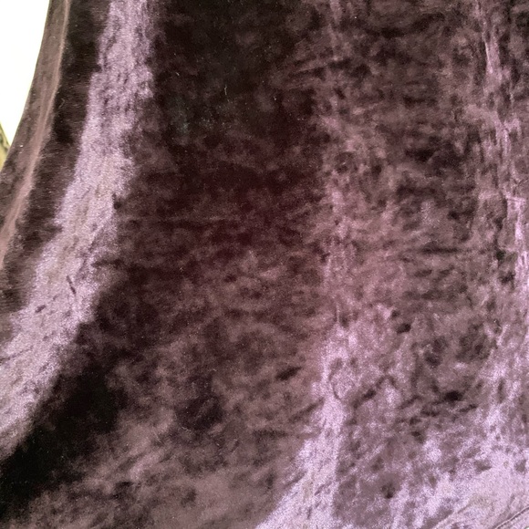 BB Dakota purple velvet sleeveless dress large - Picture 4 of 8